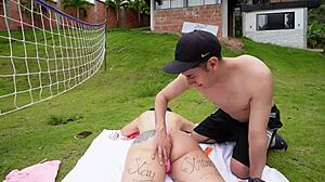 Nika Venom Makes Bro Cum With Hardcore Pussy And Handjob.