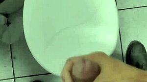 Girl masturbates at work to a screaming orgasm!