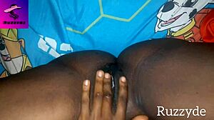 i touched her unwashed creamy pussy in the garage early morning, fingering and groping her while she masturbates.