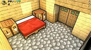 Alex delivers the best handjob in hornycraft parody