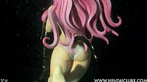 Anime girls flaunt sexy Lala figure in bold display