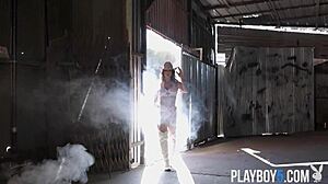 curvy big ass teen 18+ olivia taylor rides bull with clothes ripped off!