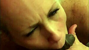 Mature milf with big tits sucks BBC in epic blowjob and facial compilation
