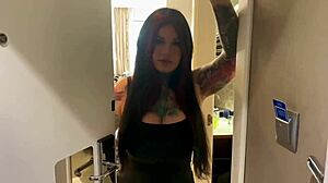 Tattooed Milf with Huge Tits Fucked Hard by Young Stud