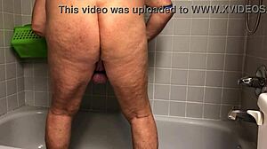 Warm Up In The Shower With Vibrator!