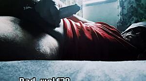 bad wolf28 strokes his cock in wild fetish scene