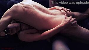 法国熟女，想看沙发上巨大射精吗？