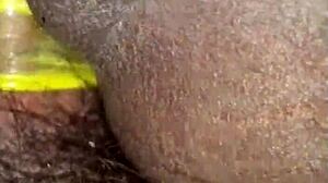 I fucked this ebony bbw chick from tinder, bent her over for doggystyle quickie with condom.