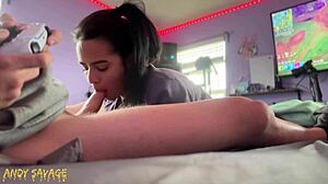 Tiny Latina Girlfriend Gets Assfucked by Her Man