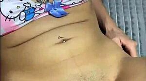 Timid Latin babe fucked hard and mercilessly. Can she handle that big cock close-up?