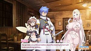 milking Oriana’s big tits with Kamaria in sexy game ep19