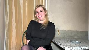 Real French Blonde In First Threesome 😍