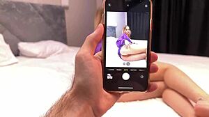 hey stepbro, snap my nudes, but now i'm covered in cum