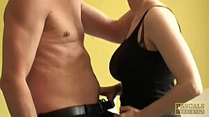 hey, this british slut's getting her ass fucked rough until he cums in her mouth