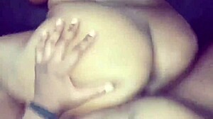 daddy cums on friend’s ebony booty, making me drip