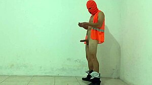 Hot nurse fucks male cleaning staff in hospital.