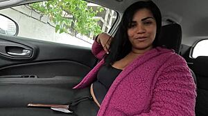 Flashed Pussy in Parking Lot, Guard Went Wild!