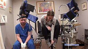 Dr Tampa Locks Up Naomi Alice in Florida. Big Tits Spread Wide in Handcuffs POV Scene.