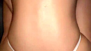 Beautiful Latina Cums Hard On Big Ass