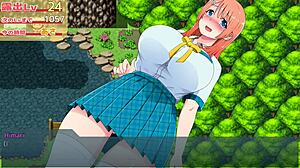 Girl lets men cum on big tits