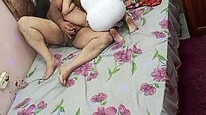 this young chick gets devoured by an old hairy beast.