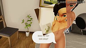 和Elise的VR偷窥秀放松一下，爽爆了！