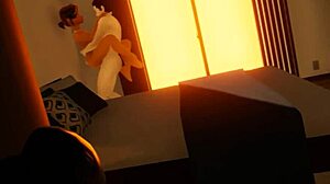 和Elise的VR偷窥秀放松一下，爽爆了！