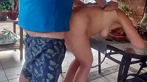 户外粗暴猛干超硬汉