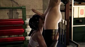 why does yuffie cum inside tifa lockhart's mouth in double futa fantasy?