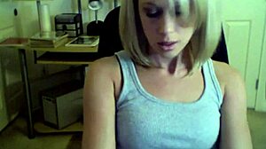 kylie shows off her perfect body on webcam with teasing touches