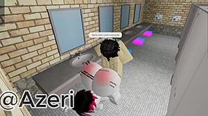 Me Following My Friend Into A Public Bathroom On Roblox 2
