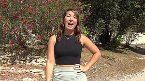 lexie wants big black cock for anal outdoors