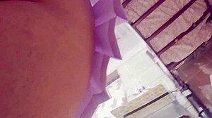 Mexican secretary films upskirt for deep anal with stranger! 😲