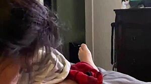 Watch her suck that monster cock deepthroat style?