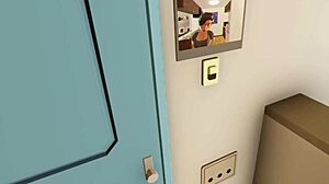 和Elise的VR偷窥秀放松一下，爽爆了！