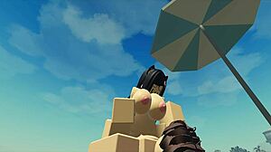 Roblox Catgirl Adventure at the Beach