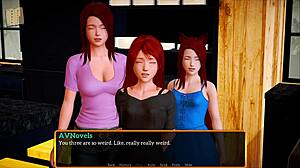 My new family gathers for a quiet evening together