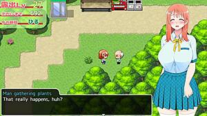 Girl lets men cum on big tits