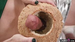 game day turned into three shemales banging hard!