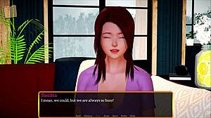 My new family gathers for a quiet evening together