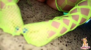 yo, ever seen an alien cock play with a smoking hot brunette? those big tits and monster action got me hooked!