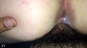 POV creampie in a young blonde's shaved wet pussy
