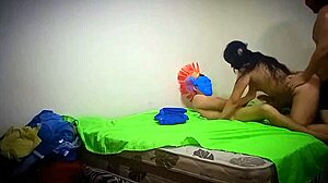 Mother-in-law begs stepsons to fuck her ass.