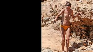 Emma Watson Spotted Topless on Ibiza Beach June 2022