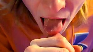 Cocksucking Milf Kneels for Hard Creampie Fuck