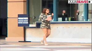 kinky housewife bangs two big black cocks in threesome.