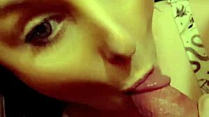 redhead milf sucks hard cock with passion and enthusiasm