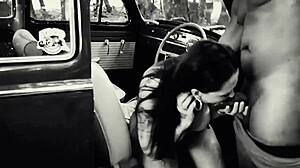 Trans woman riding a dildo toy