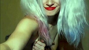 hot teen blonde goes wild with anal fisting and squirt