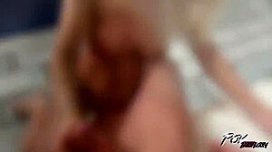 I Love How Freckled Blonde Babe Got Cum on Pussy